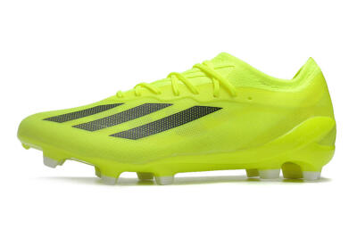 Men's Adidas X Crazyfast.1 FG Firm Ground Low-Tops Football Boots - Yellow/Black