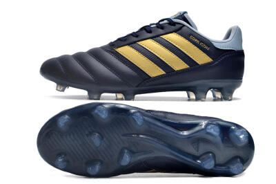 Men's Adidas Copa Mundial.1 FG Firm Ground Low-Tops Football Boots - Blue/Gold