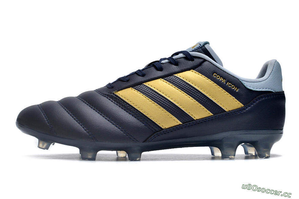 Men's Adidas Copa Mundial.1 FG Firm Ground Low-Tops Football Boots - Blue/Gold 0