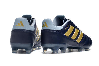 Men's Adidas Copa Mundial.1 FG Firm Ground Low-Tops Football Boots - Blue/Gold