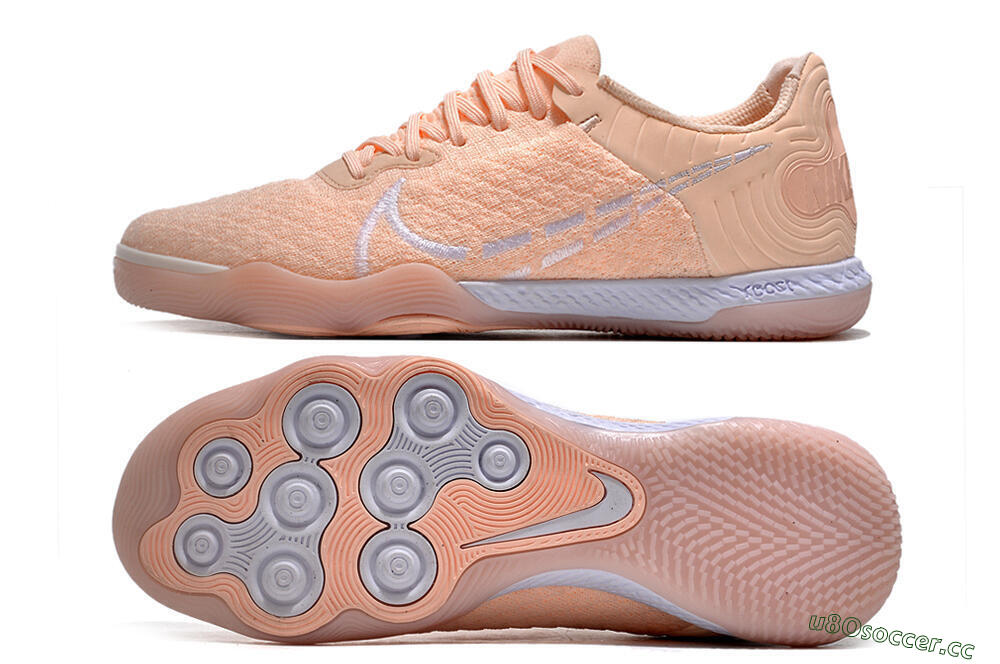 Men's Nike React Gato IC Indoor & Futsal Low-Tops Football Shoes - Pink/White 1