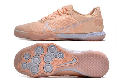 Men's Nike React Gato IC Indoor & Futsal Low-Tops Football Shoes - Pink/White