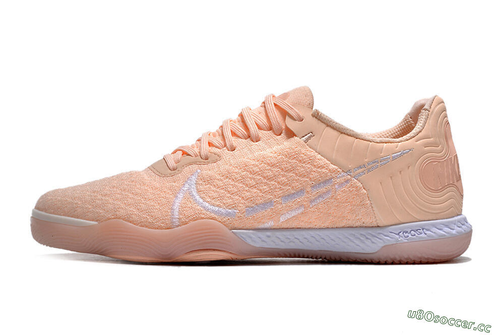 Men's Nike React Gato IC Indoor & Futsal Low-Tops Football Shoes - Pink/White 0