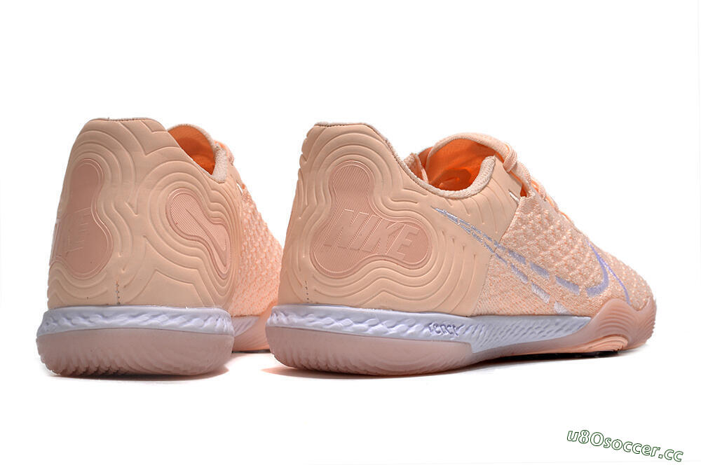 Men's Nike React Gato IC Indoor & Futsal Low-Tops Football Shoes - Pink/White 6