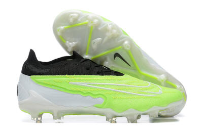 Men's Nike Phantom GX Elite FG Firm Ground Low-Tops Football Boots - Green/Black/Yellow/White