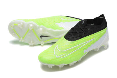 Men's Nike Phantom GX Elite FG Firm Ground Low-Tops Football Boots - Green/Black/Yellow/White