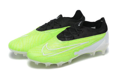 Men's Nike Phantom GX Elite FG Firm Ground Low-Tops Football Boots - Green/Black/Yellow/White