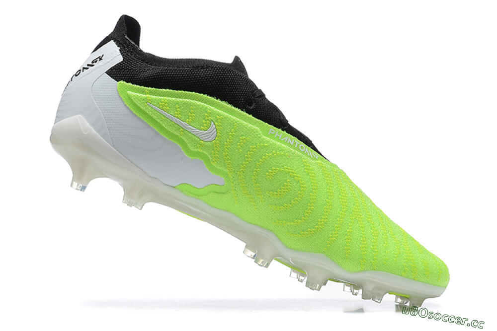 Men's Nike Phantom GX Elite FG Firm Ground Low-Tops Football Boots - Green/Black/Yellow/White 7