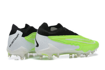 Men's Nike Phantom GX Elite FG Firm Ground Low-Tops Football Boots - Green/Black/Yellow/White