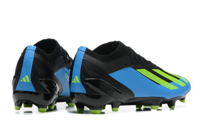 Men's Adidas X Speedportal .1 FG Firm Ground Low-Tops Football Boots - Blue/Black/Yellow