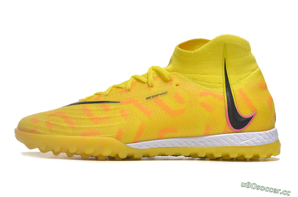 Unisex Nike Phantom Luna Elite NU TF Artificial Turf High-Tops Football Shoes - Yellow/Red/Black 0