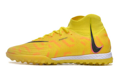 Unisex Nike Phantom Luna Elite NU TF Artificial Turf High-Tops Football Shoes - Yellow/Red/Black