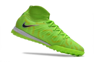 Unisex Nike Phantom Luna Elite NU TF Artificial Turf High-Tops Football Shoes - Green/Yellow/Black