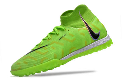 Unisex Nike Phantom Luna Elite NU TF Artificial Turf High-Tops Football Shoes - Green/Yellow/Black