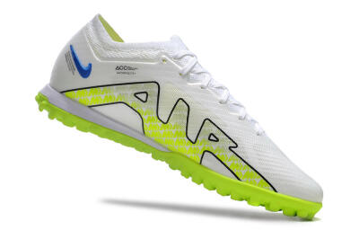 Men's Nike Air Zoom Mercurial Vapor 15 Elite TF Artificial Turf Low-Tops Football Shoes - White/Blue/Yellow