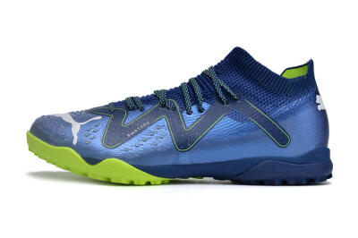 Men's Puma Future Ultimate TF Artificial Turf Low-Tops Football Shoes - Blue/White/Yellow