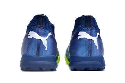 Men's Puma Future Ultimate TF Artificial Turf Low-Tops Football Shoes - Blue/White/Yellow