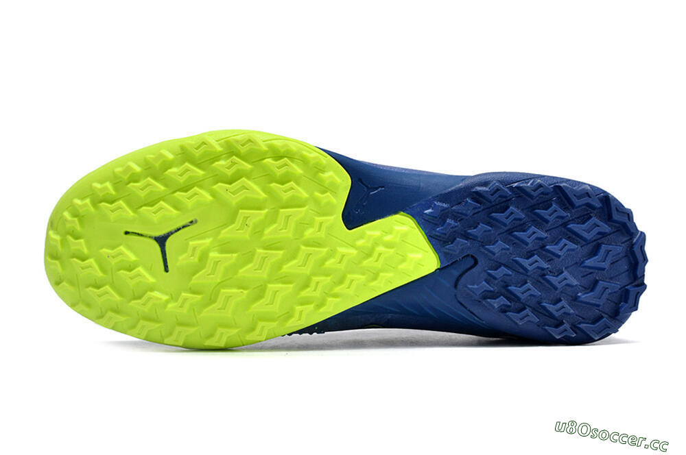 Men's Puma Future Ultimate TF Artificial Turf Low-Tops Football Shoes - Blue/White/Yellow 6
