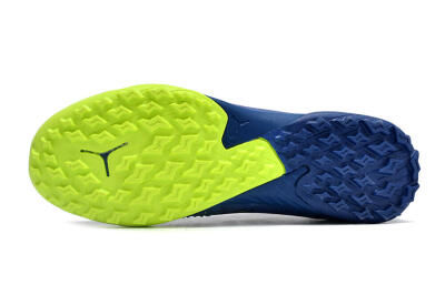 Men's Puma Future Ultimate TF Artificial Turf Low-Tops Football Shoes - Blue/White/Yellow