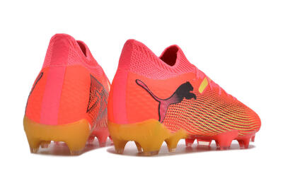 Men's Puma Future Ultimate 2024 FG Firm Ground Low-Tops Football Boots - Red/Orange/Yellow