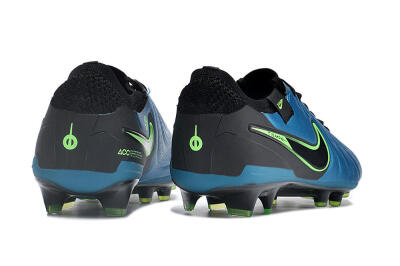 Men's Nike Tiempo Legend 10 Elite FG Firm Ground Low-Tops Football Boots - Blue/Green/Black