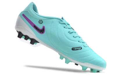 Men's Nike Tiempo Legend X Academy AG Artificial Grass Low-Tops Football Boots - Turquoise/Purple/Black