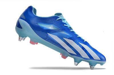 Men's Adidas X Crazyfast.1 SG Soft Ground Low-Tops Football Boots - Blue/White/Red
