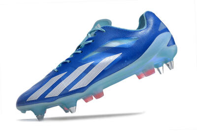 Men's Adidas X Crazyfast.1 SG Soft Ground Low-Tops Football Boots - Blue/White/Red