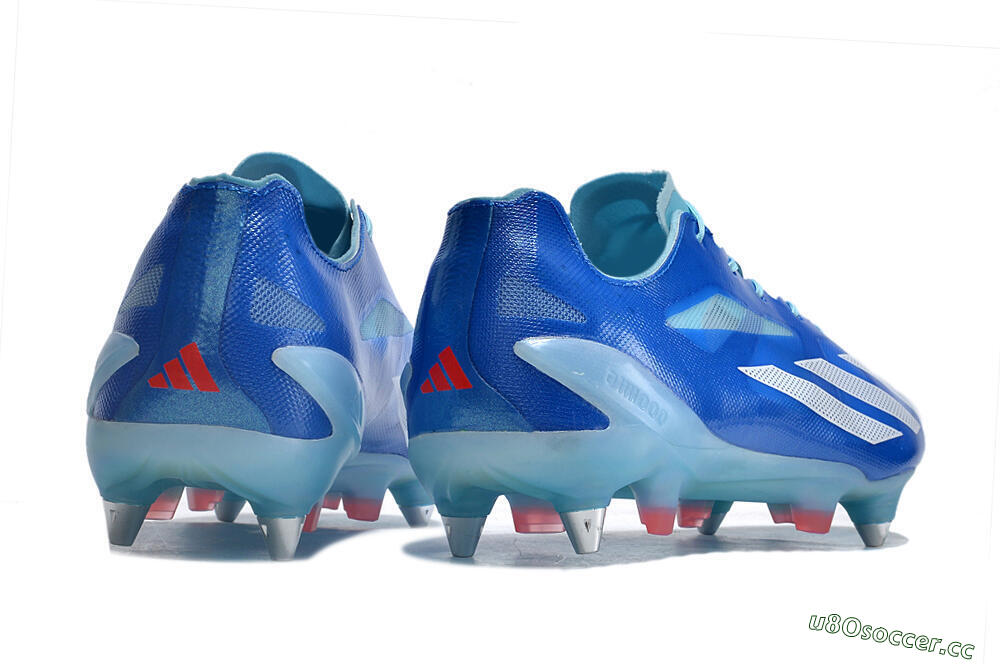 Men's Adidas X Crazyfast.1 SG Soft Ground Low-Tops Football Boots - Blue/White/Red 6