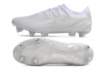 Men's Adidas X Crazyfast.1 SG Soft Ground Low-Tops Football Boots - Whtie/White