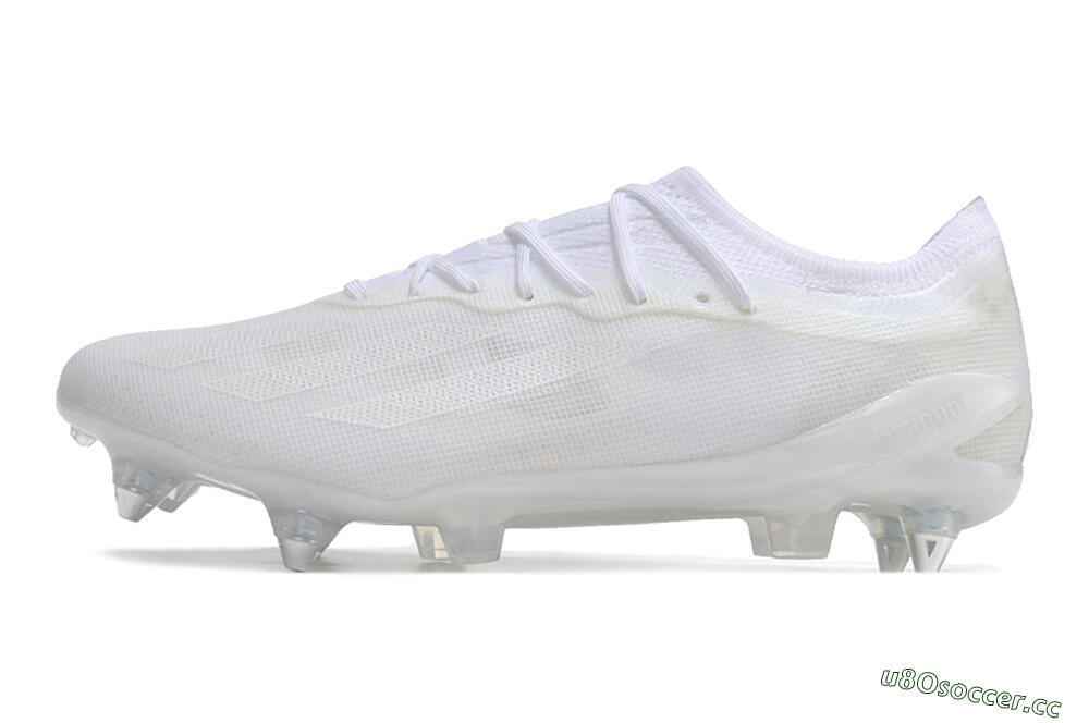 Men's Adidas X Crazyfast.1 SG Soft Ground Low-Tops Football Boots - Whtie/White 0