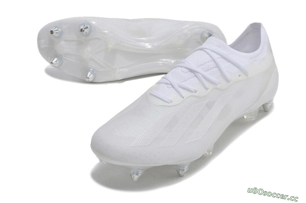 Men's Adidas X Crazyfast.1 SG Soft Ground Low-Tops Football Boots - Whtie/White 3