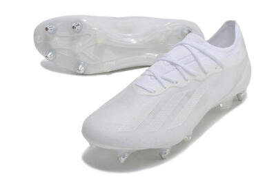 Men's Adidas X Crazyfast.1 SG Soft Ground Low-Tops Football Boots - Whtie/White