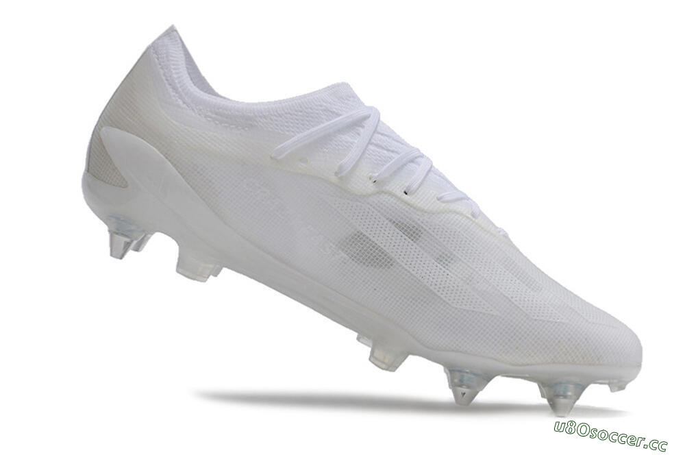 Men's Adidas X Crazyfast.1 SG Soft Ground Low-Tops Football Boots - Whtie/White 4