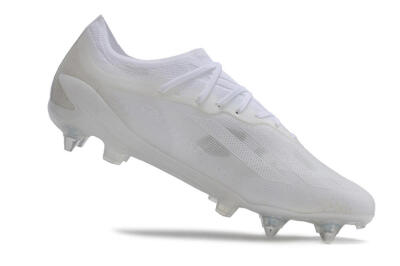 Men's Adidas X Crazyfast.1 SG Soft Ground Low-Tops Football Boots - Whtie/White