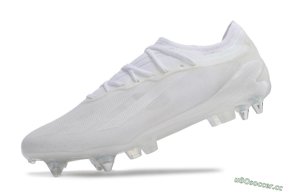 Men's Adidas X Crazyfast.1 SG Soft Ground Low-Tops Football Boots - Whtie/White 5
