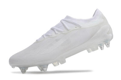 Men's Adidas X Crazyfast.1 SG Soft Ground Low-Tops Football Boots - Whtie/White