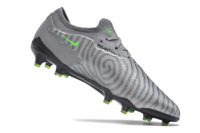 Men's Nike Phantom GX Academy FG Firm Ground Low-Tops Football Boots - Silver/Grey/Black