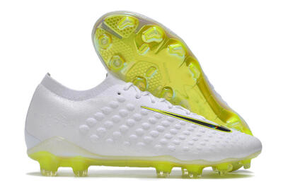 Men's Nike Phantom Ultra Venom FG Firm Ground Low-Tops Football Boots - White/Yellow/Black/Gold