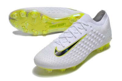Men's Nike Phantom Ultra Venom FG Firm Ground Low-Tops Football Boots - White/Yellow/Black/Gold