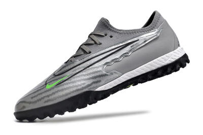 Men's Nike React Phantom GX Pro TF Artificial Turf Low-Tops Football Shoes - Silver/Grey/Black