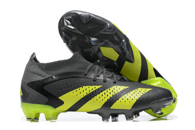 Men's Adidas Predator Accuracy.1 FG Firm Ground High-Tops Football Boots - Black/Yellow