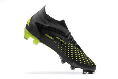 Men's Adidas Predator Accuracy.1 FG Firm Ground High-Tops Football Boots - Black/Yellow