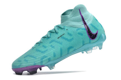 Men's Nike Phantom Luna Elite NU FG Firm Ground High-Tops Football Boots - Jade/Purple/Black