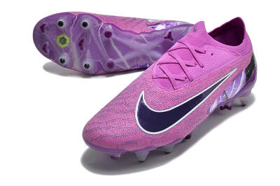 Men's Nike Phantom GX Thunder Elite Link SG Soft Ground Low-Tops Football Boots - Purple/White/Black