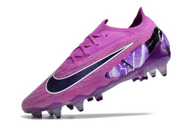 Men's Nike Phantom GX Thunder Elite Link SG Soft Ground Low-Tops Football Boots - Purple/White/Black