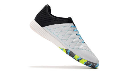 Men's Nike Lunar Gato 2 IC Indoor & Futsal Low-Tops Football Shoes - Black/Blue/Yellow