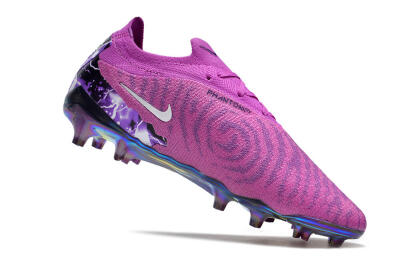 Men's Nike Phantom GX Elite FG Firm Ground Low-Tops Football Boots - Purple/Black/White/Gold