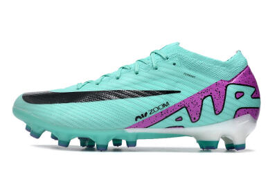 Men's Nike Air Zoom Mercurial Vapor 15 Elite AG Artificial Grass Low-Tops Football Boots - Blue/Purple/Black