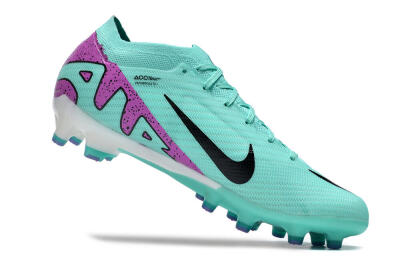 Men's Nike Air Zoom Mercurial Vapor 15 Elite AG Artificial Grass Low-Tops Football Boots - Blue/Purple/Black